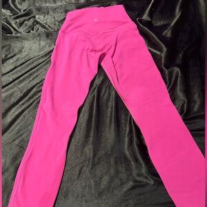 Lululemon Sonic Pink Double Lined Align Leggings